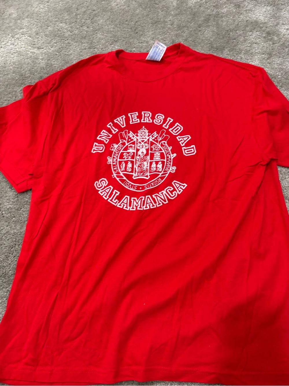 University of Salamanca red tee